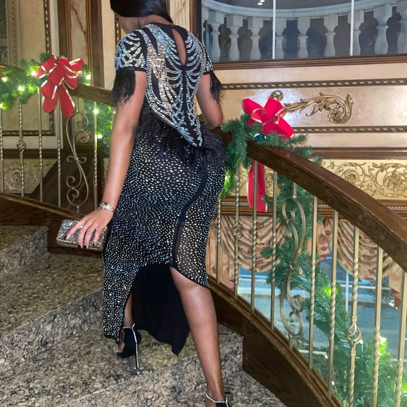 Rhinestone Maxi Dress - Picture 2 of 5